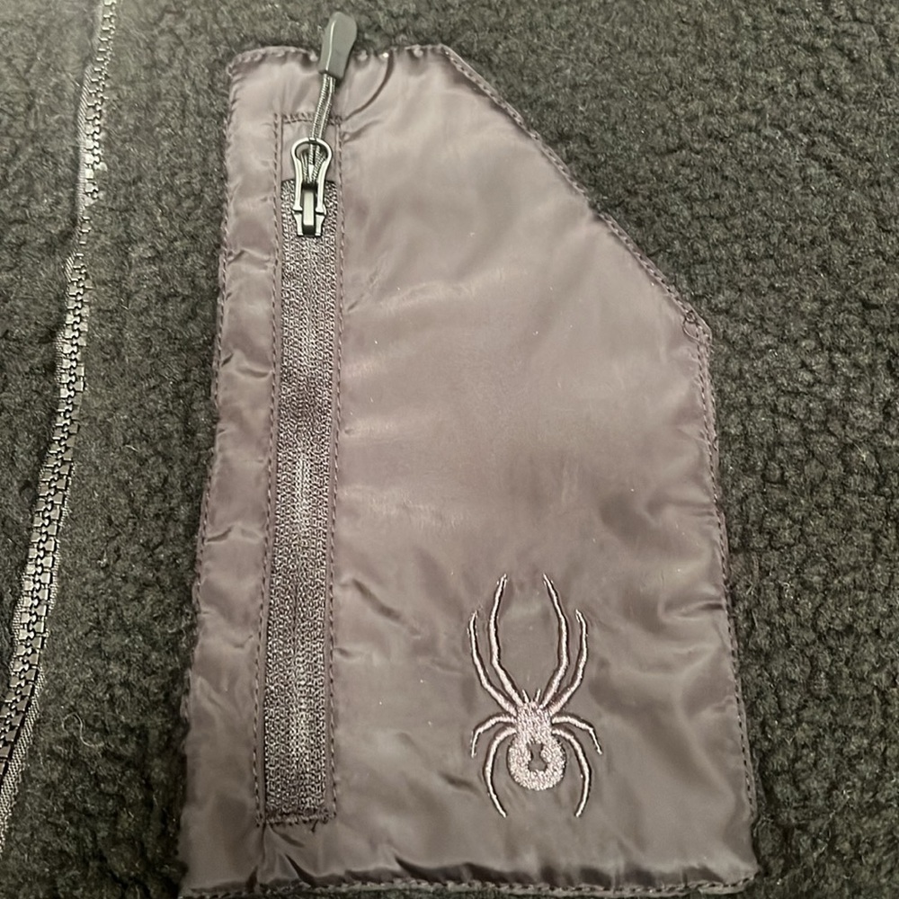 NWT Spyder Men's Size M Fur‎ Sherpa Militant Full Zip Jacket Pockets $129 (B1) - Picture 3 of 5